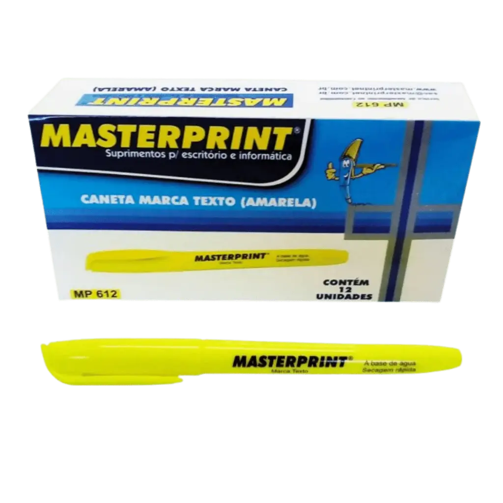Caneta Marca Texto Master Print