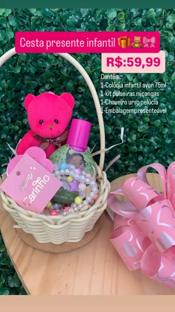 Cesta Presente Infantil – Ref. 039