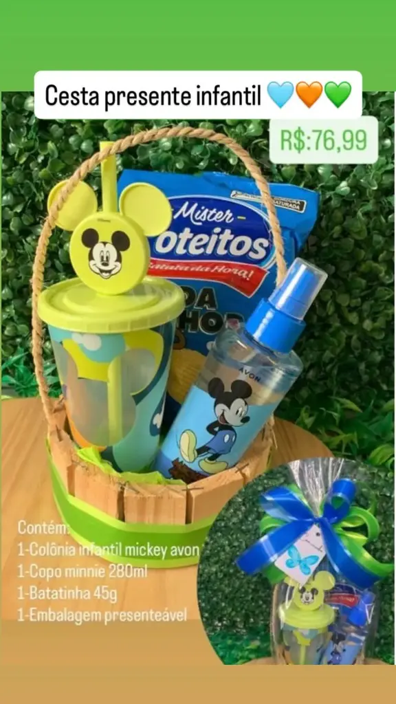 Cesta Presente Infantil – Ref. 042