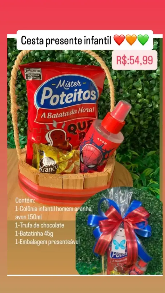 Cesta Presente Infantil – Ref. 043