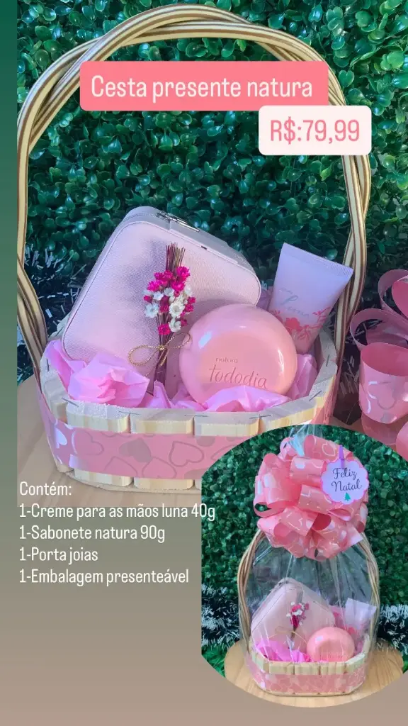 Cesta Presente Feminina – Ref. 01573