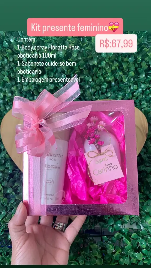 Cesta Presente Feminina – Ref. 014