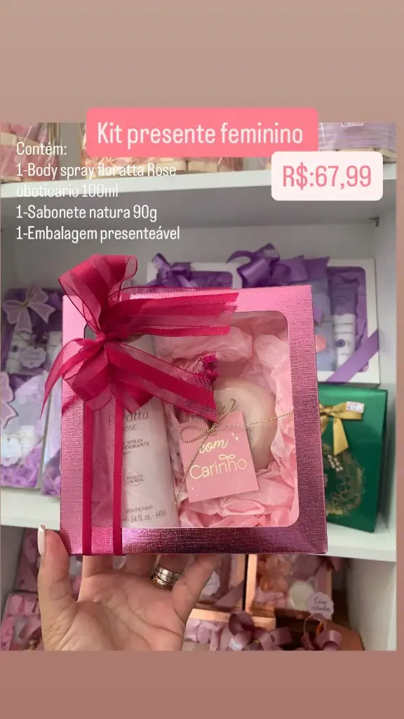 Cesta Presente Feminina – Ref. 099