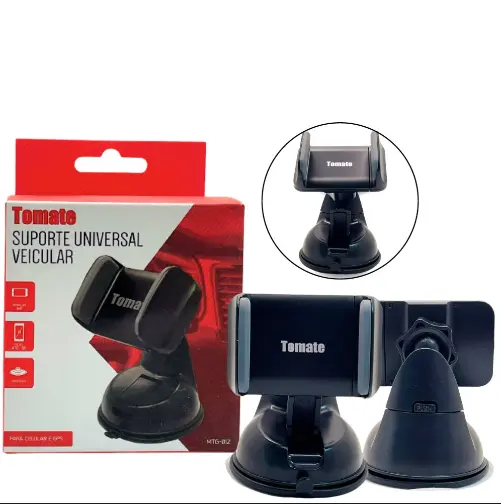 Suporte Universal Com Ventosa de silicone e Cola P/ Celular