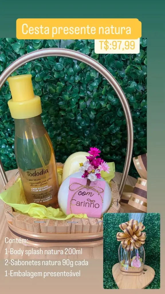 Cesta Presente Feminina – Ref. 089