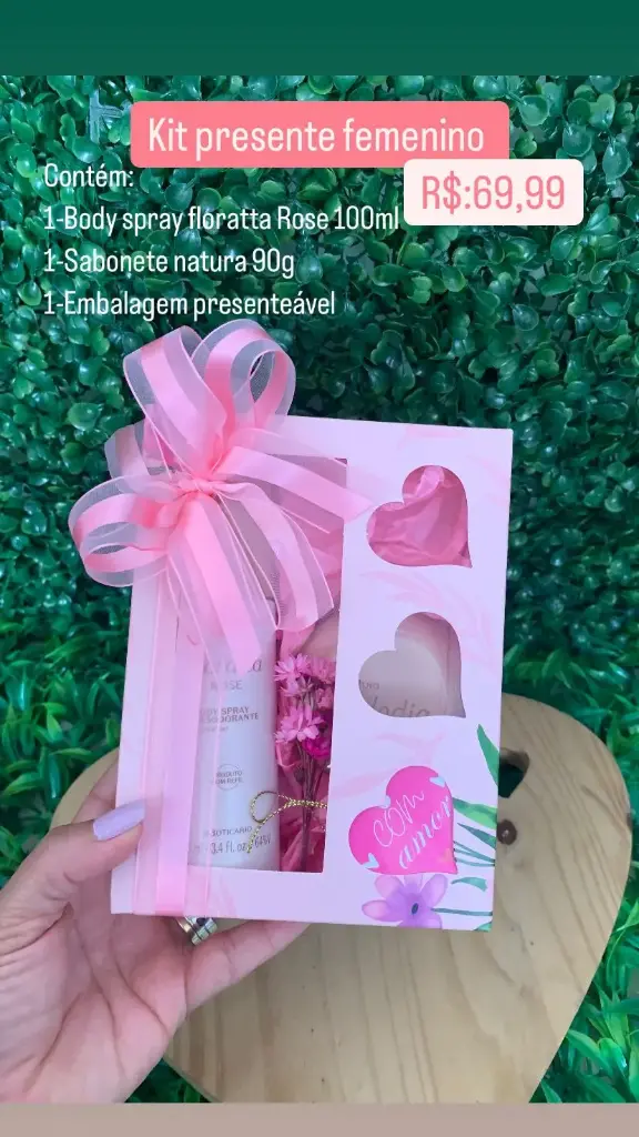 Cesta Presente Feminina – Ref. 013