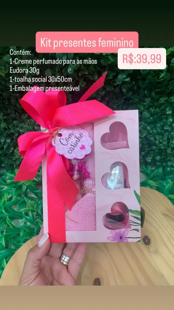 Cesta Presente Feminina – Ref. 028