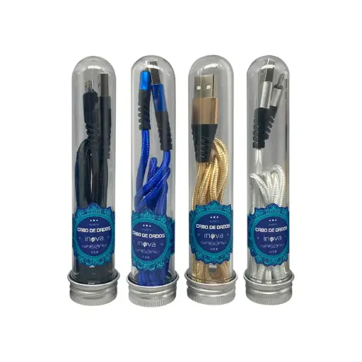 Cabo De Dados Inova V8 Micro Usb 1 Metro Cbo-5748 Tubo