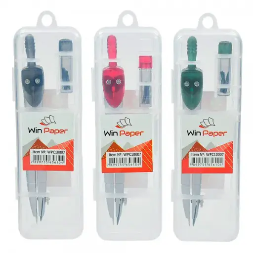 COMPASSO WINCY METÁLICO C/ESTOJO + GRAFITE C/1