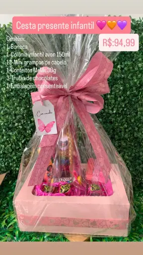 [011] Cesta Presente Infantil – Ref. 011