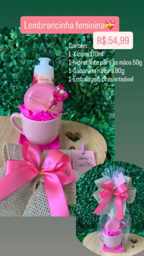 [04] Cesta Presente Feminina – Ref. 04