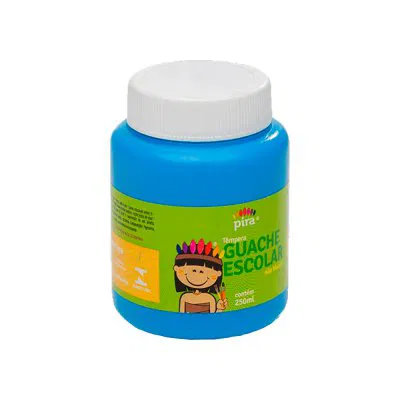 TINTA GUACHE 250ML PIRATININGA AZUL CLARO