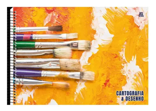 Caderno De Cartografia E Desenho Escolar 60 Folhas Pintura